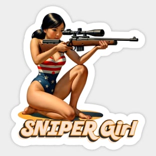 Sniper Girl Sticker
